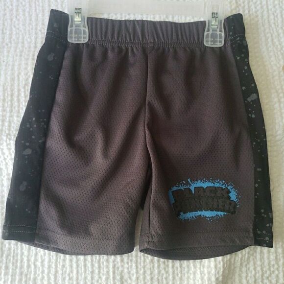 NWT Marvel Black Panther Boys Cosplay Hooded Top & Shorts Outfit Set Size 4 - Picture 8 of 8